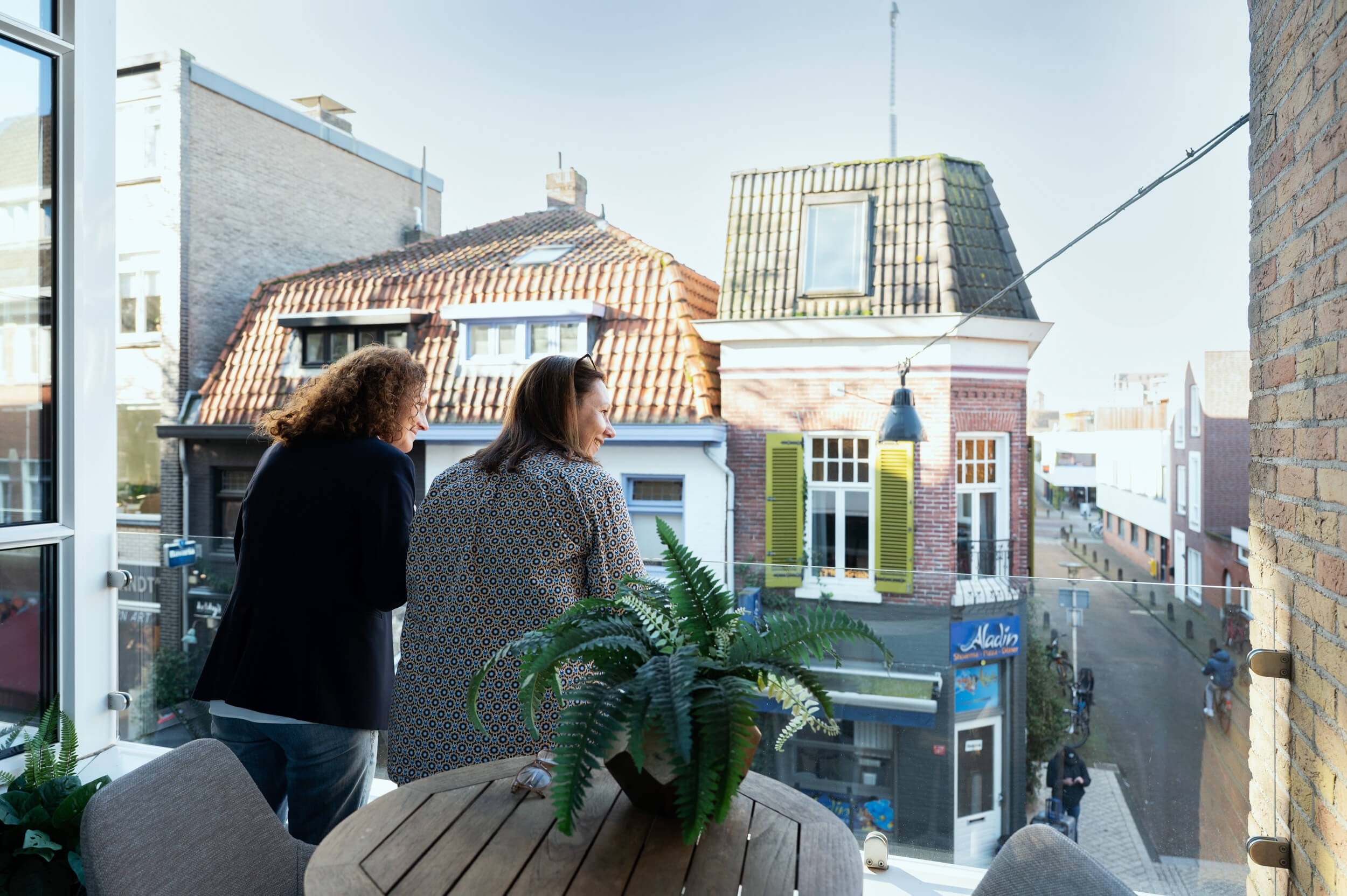 De Kleine Berg met knus balkon en warmtelamp
